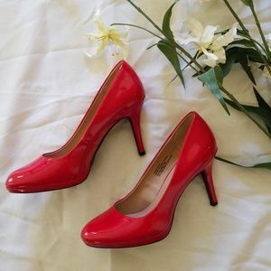Bright Red Pumps